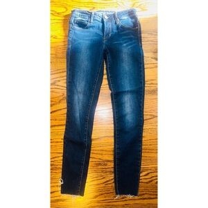 Articles Of Society Jeans Denim Frayed Long Pants Size 25